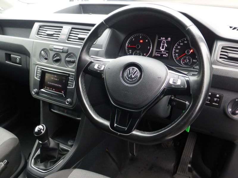 VOLKSWAGEN CADDY C20 STARTLINE 2.0TDI SWB IN WHITE WITH ONLY 52.000 MILES,PARKING SENSORS  **** SOLD **** - 2521 - 13